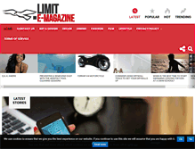 Tablet Screenshot of limitemagazine.com